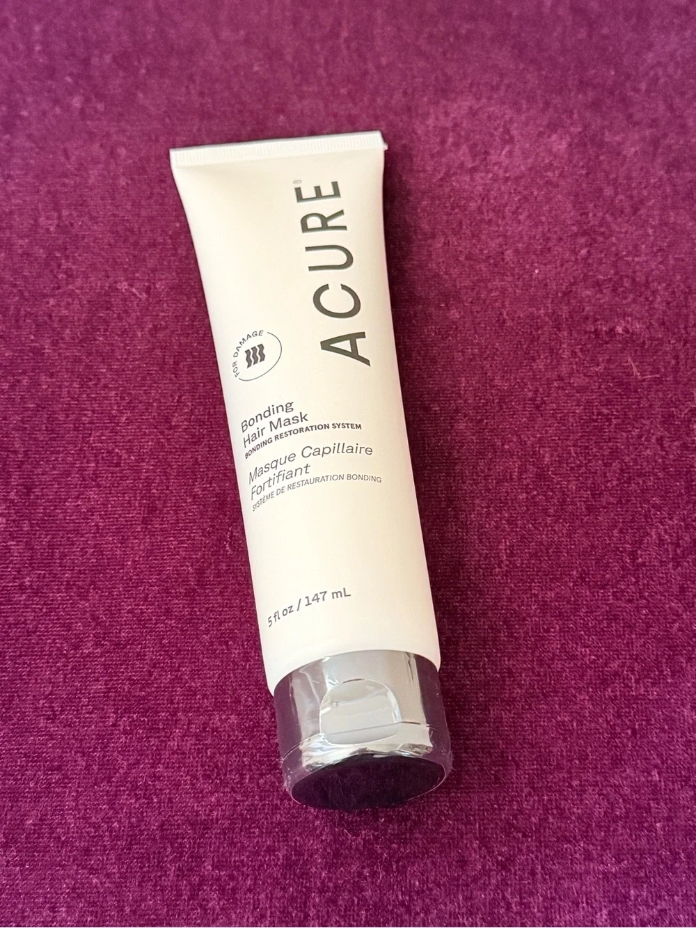 Acure Bonding Hair Mask for Scalp & Hair Treatment 5 Fl Oz Sealed